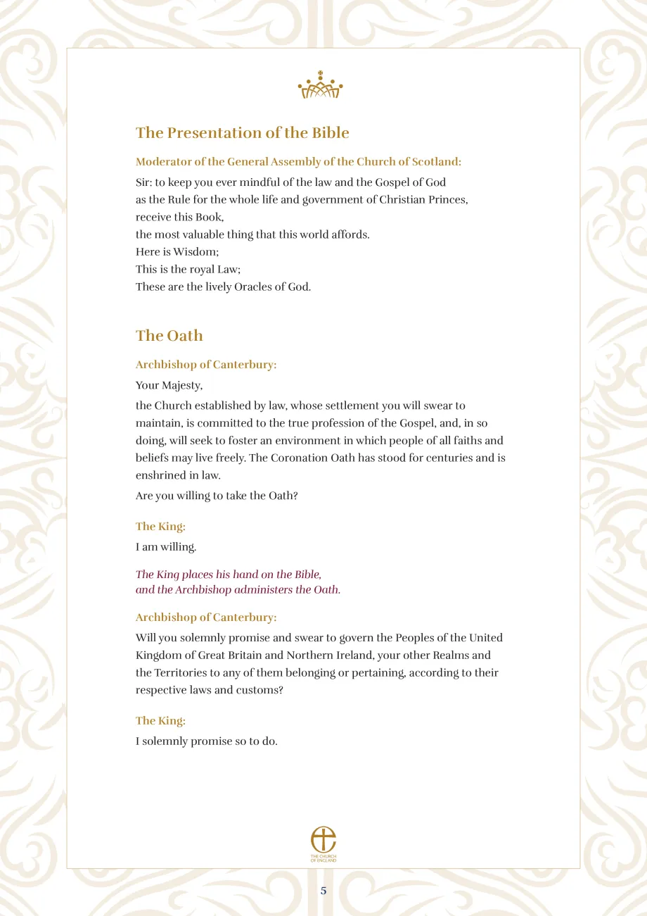 The Coronation Liturgy
