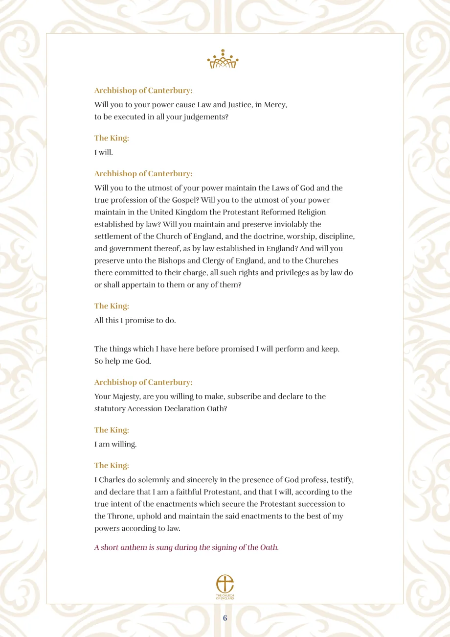 The Coronation Liturgy