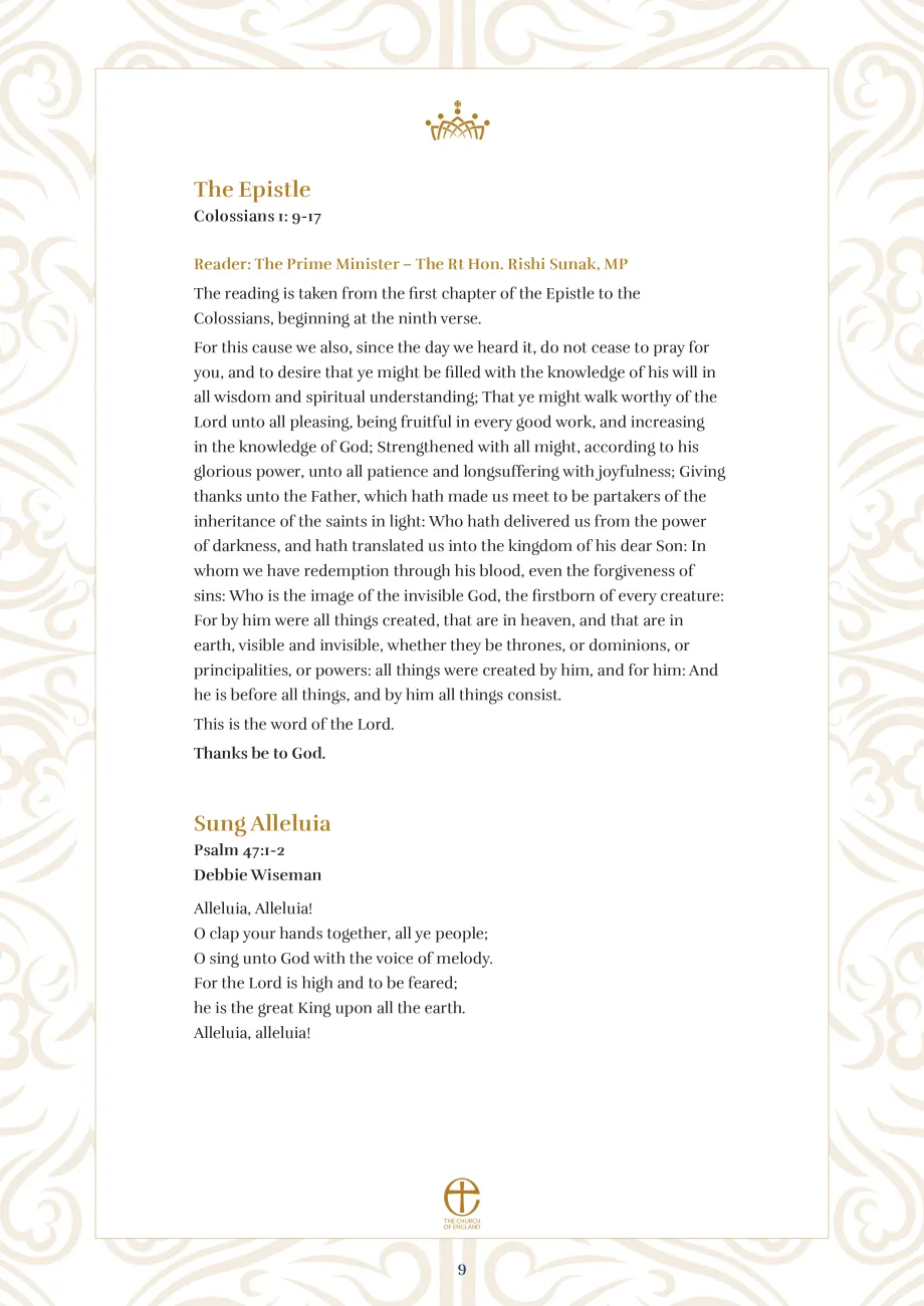 The Coronation Liturgy
