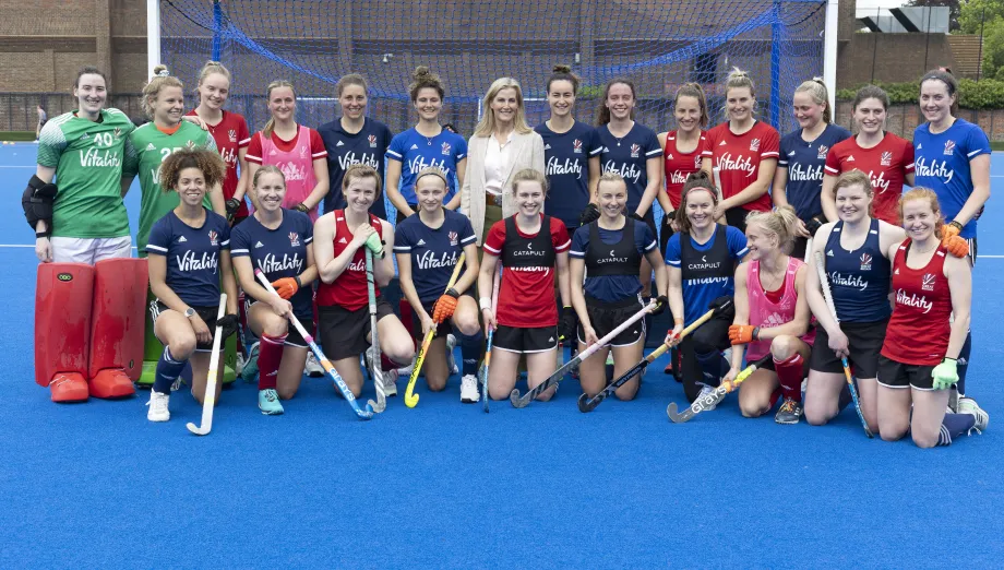 The Duchess of Edinburgh visits Bisham Sports Centre