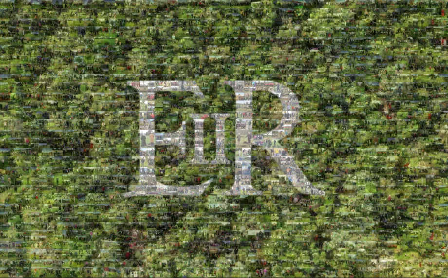 The Queen's Green Canopy Mosaic Artwork