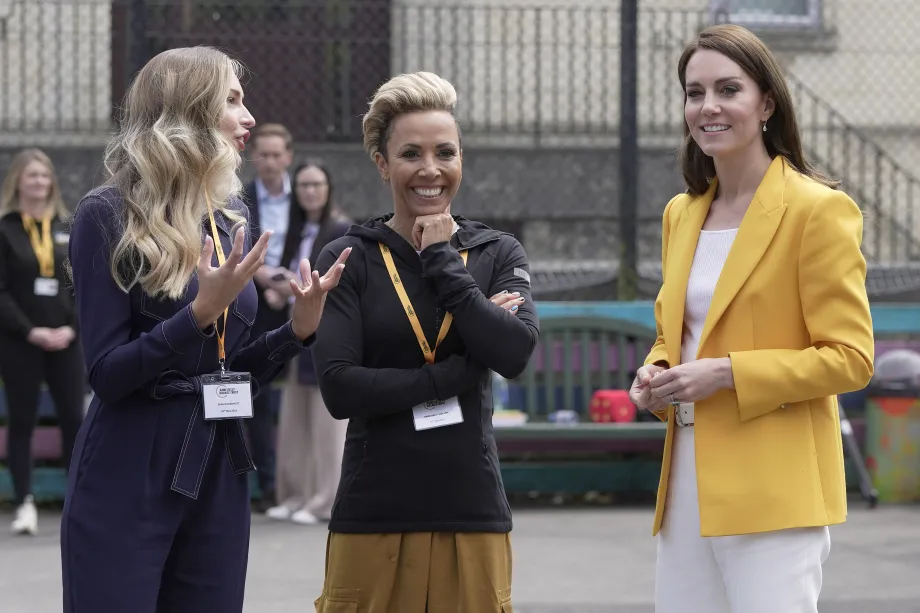 The Princess of Wales visits the Dame Kelly Holmes Trust as part of Mental Health Awareness Week