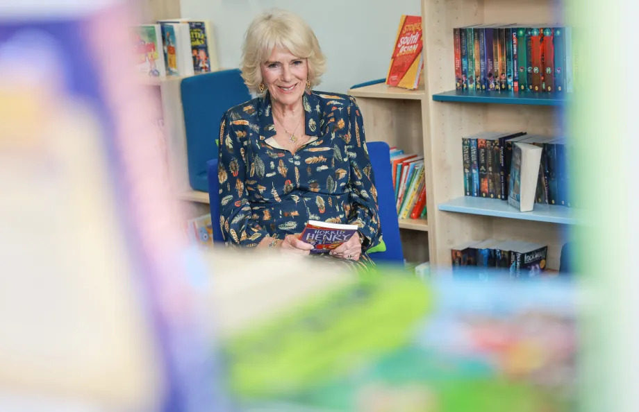 The Queen in Shirehampton's new Coronation Library