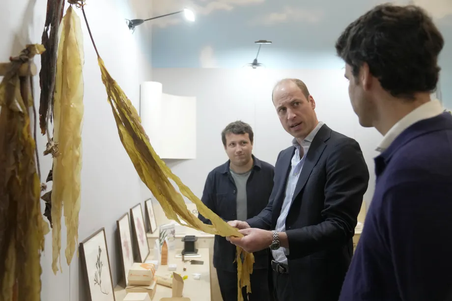 The Prince of Wales visits the 2022 Earthshot Prize Winner, Notpla