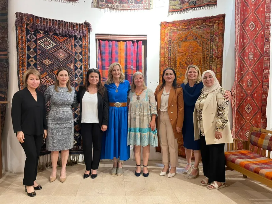 The Duchess of Edinburgh meets representatives of NGOs implementing the WPS Agenda