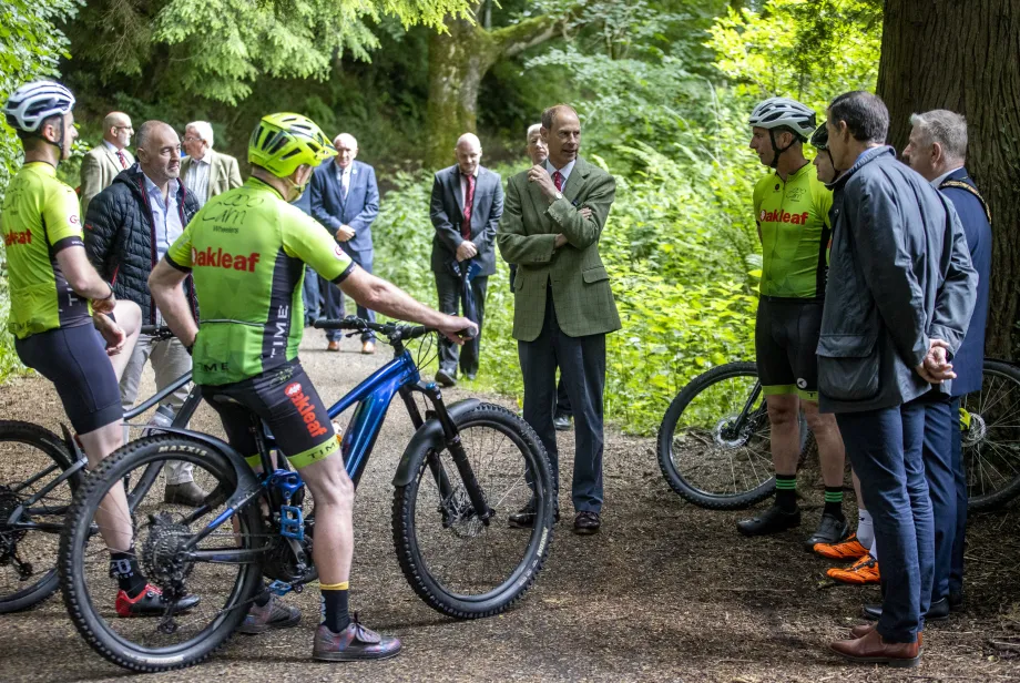 The Duke of Edinburgh at Garvagh Forest