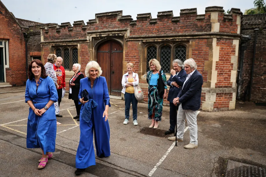 The Queen attends The Queen's Reading Room Literary Festival 