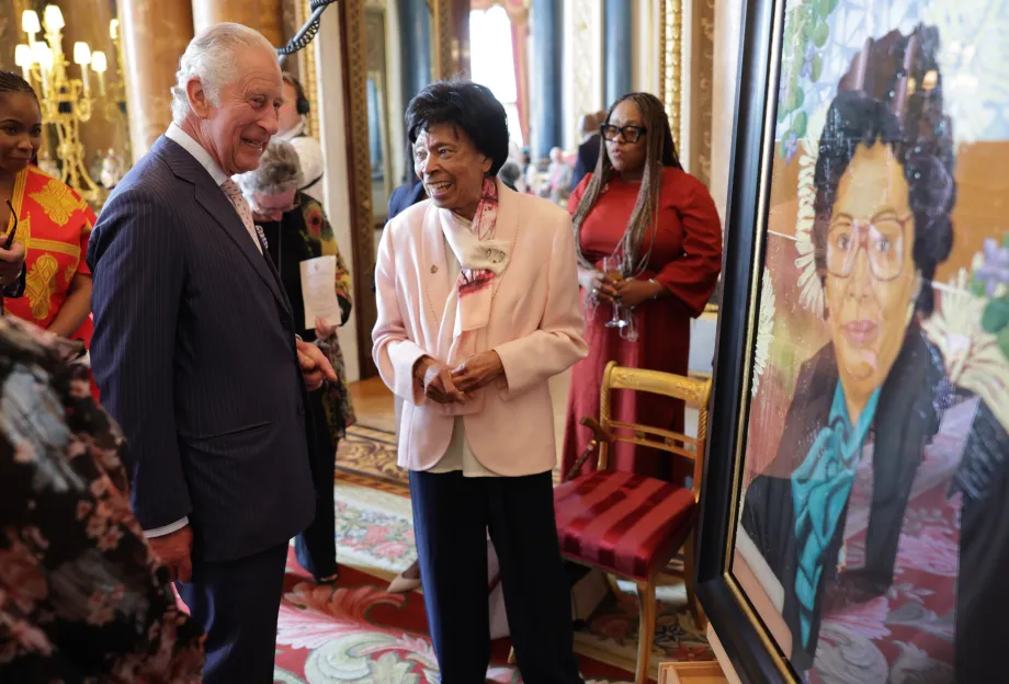 The King unveils 'Windrush: Portraits of a Pioneering Generation'