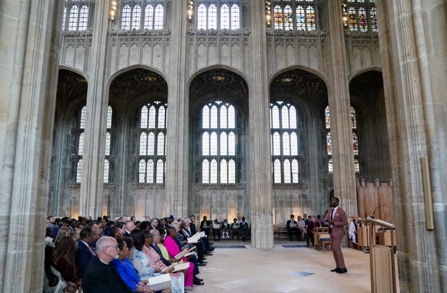 The King attends a Windrush Service