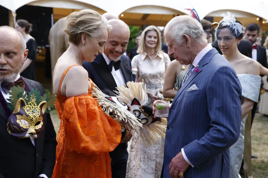 The King attends the Animal Ball