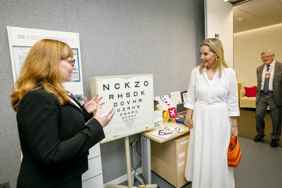 The Duchess of Edinburgh visits RNIB