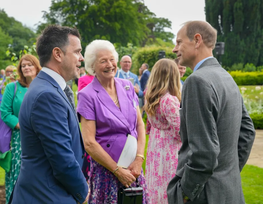 The Duke of Edinburgh at Hillsborough Castle