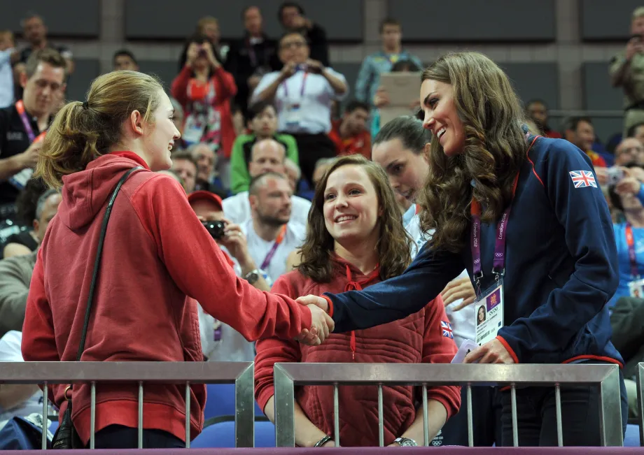 The Princess of Wales at the Olympics in London 2012