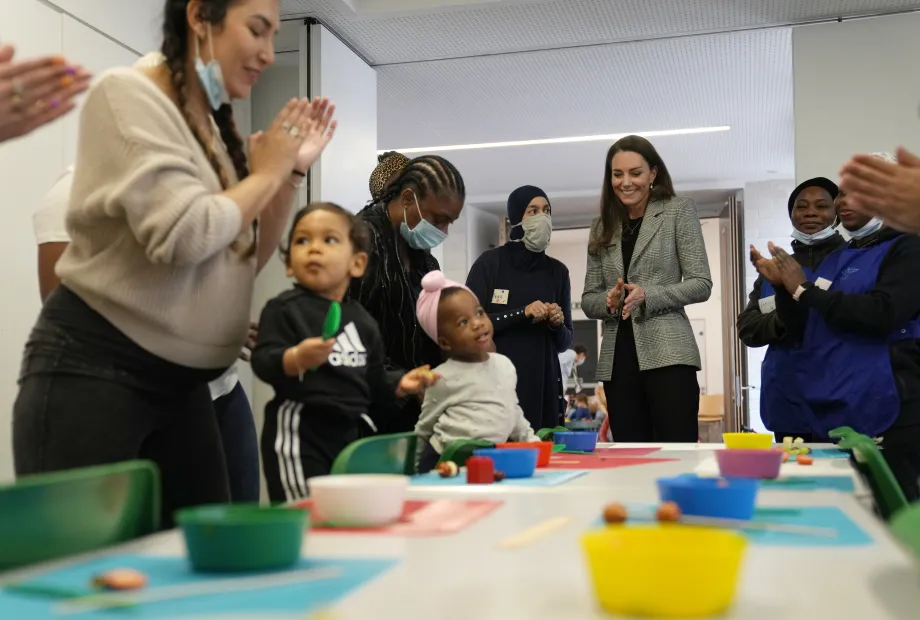 The Princess of Wales visits PACT (Parents and Children Together) in Southwark