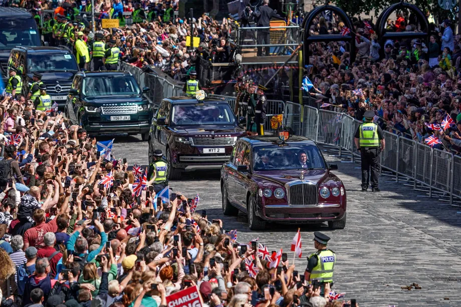 Procession through central Edinburgh