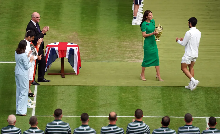 The Princess of Wales at Wimbledon