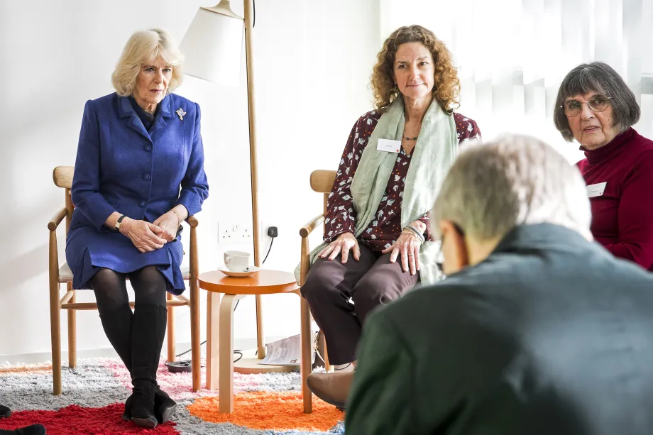 The Queen visits Maggie's
