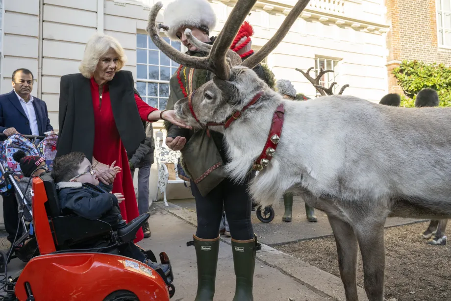 The Queen invites children to decorate the Clarence House Christmas tree