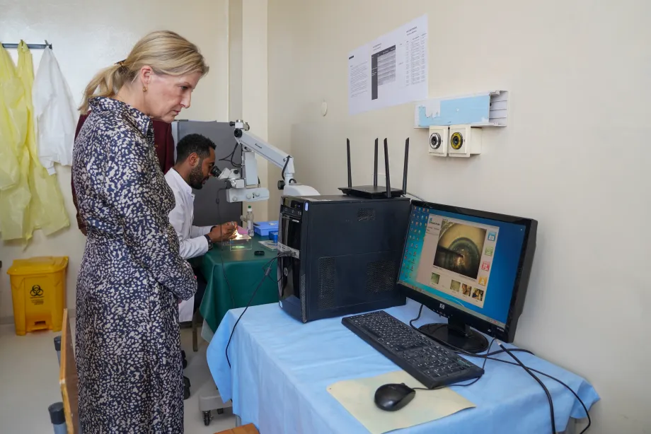 The Duchess of Edinburgh marks World Sight Day