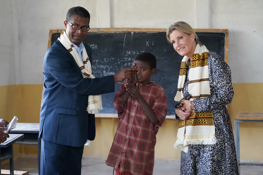 The Duchess of Edinburgh marks World Sight Day
