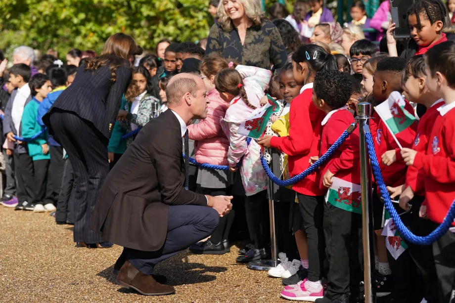 The Prince and Princess of Wales in Wales
