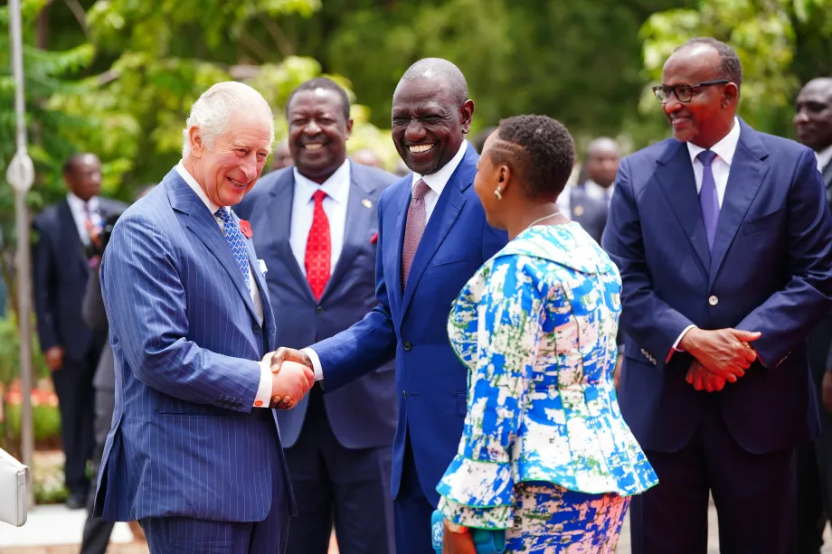 The King at Uhuru Gardens