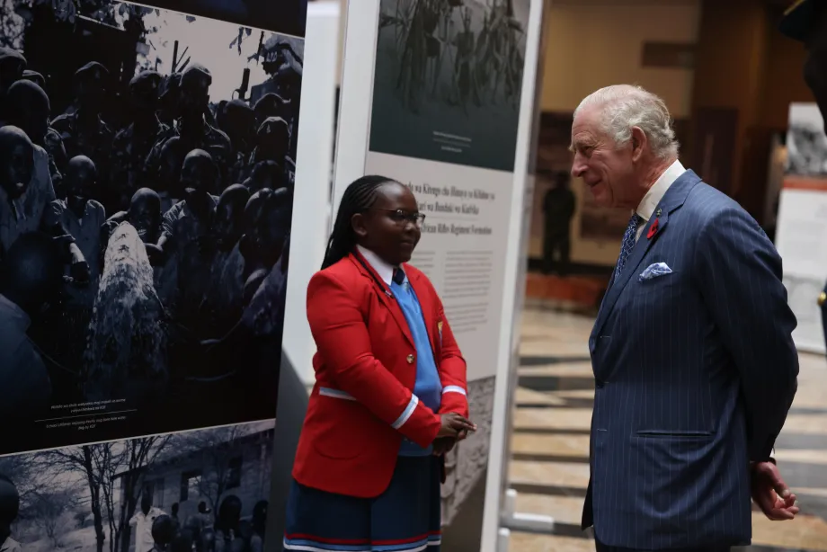 The King at Uhuru Gardens
