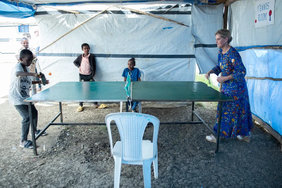 The Duchess of Edinburgh at Sabacare Camp
