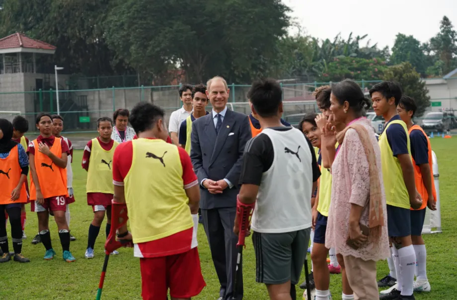 The Duke of Edinburgh in Indonesia