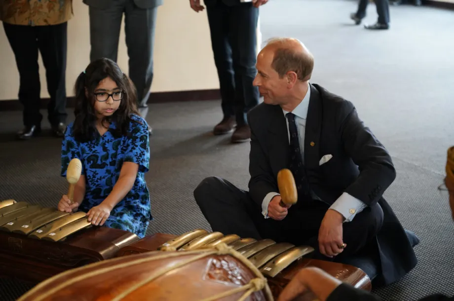 The Duke of Edinburgh in Indonesia