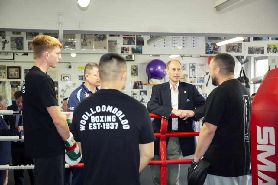 The Duke of Edinburgh at PCYC