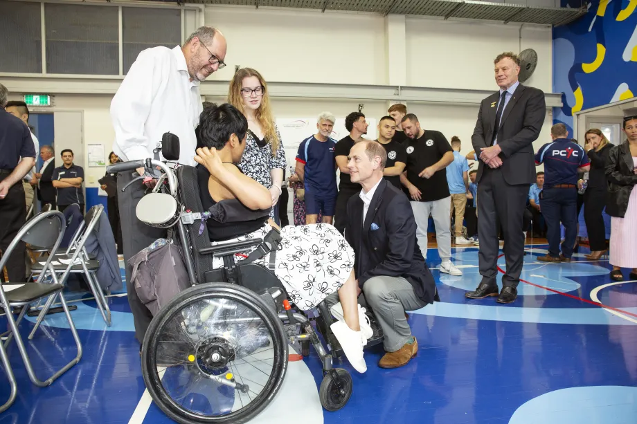 The Duke of Edinburgh at PCYC