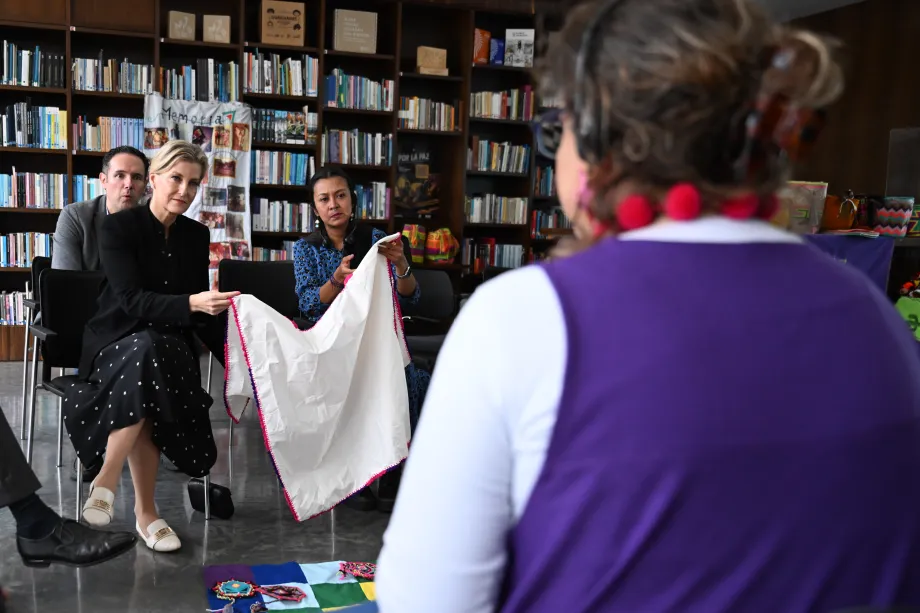 The Duchess of Edinburgh in Colombia