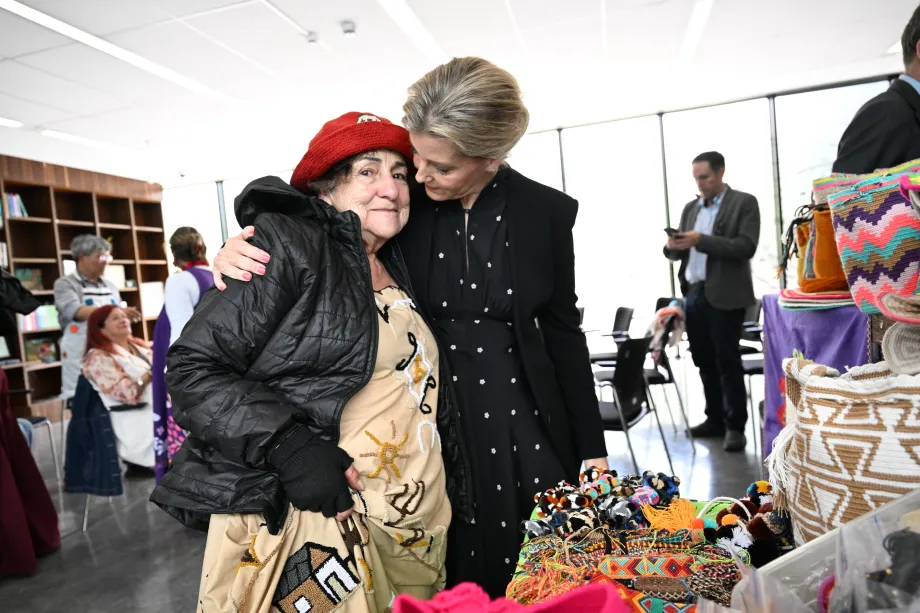 The Duchess of Edinburgh in Colombia
