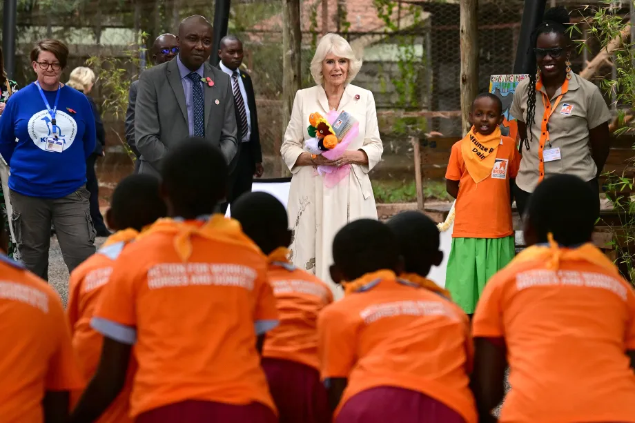 The Queen visits Brooke Donkey Sanctuary