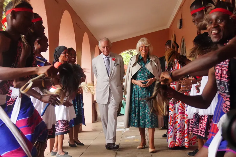 The King and Queen at Fort Jesus