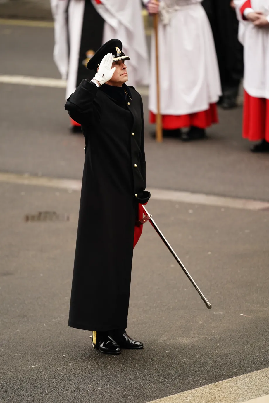 The Duke of Edinburgh lays a wreath