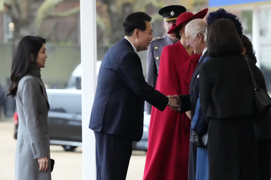 The King welcomes the President