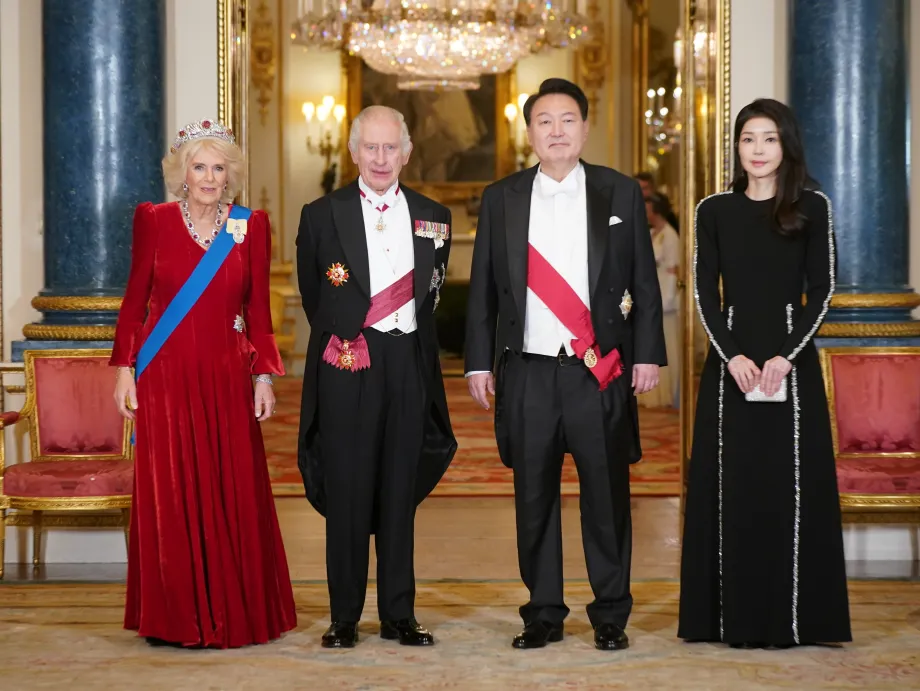 Group photograph ahead of the State Banquet