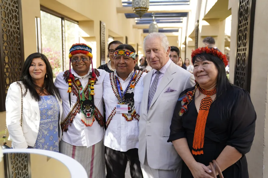 The King attends a Commonwealth and Nature Reception
