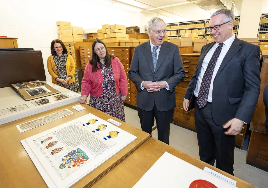 The Duke of Gloucester visits Berkshire