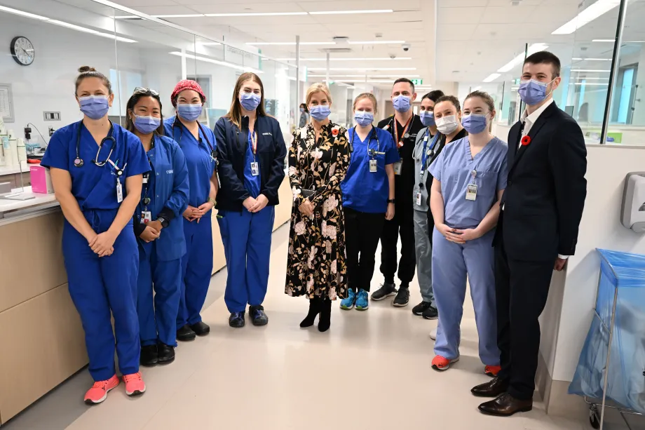 The Duchess of Edinburgh at Toronto General Hospital