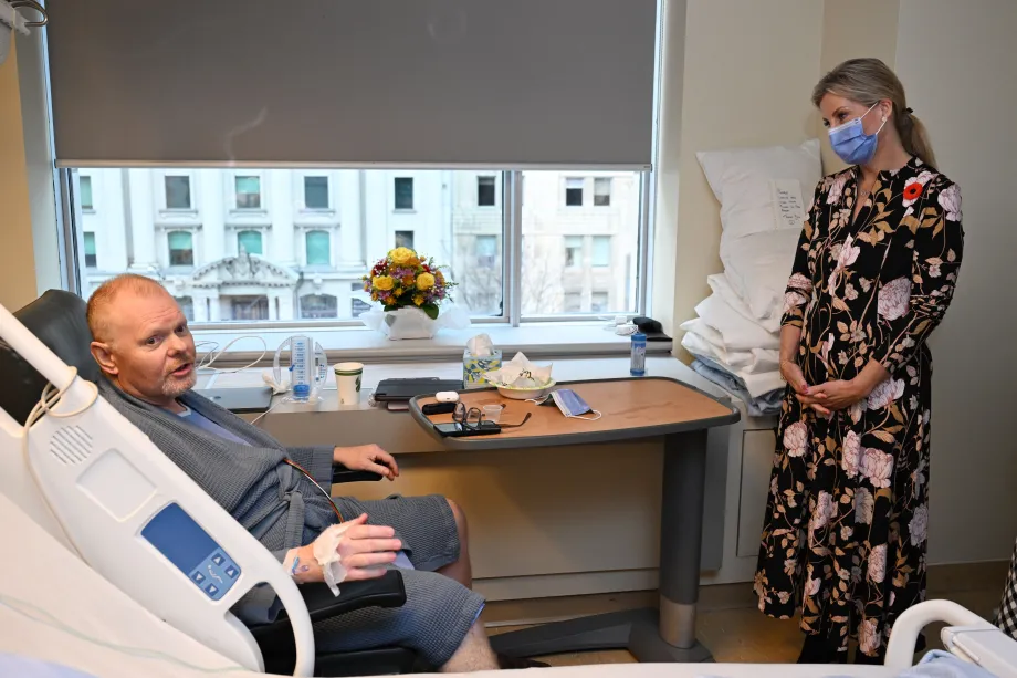 The Duchess of Edinburgh at Toronto General Hospital