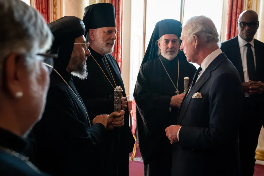 The King holds a multi-faith reception