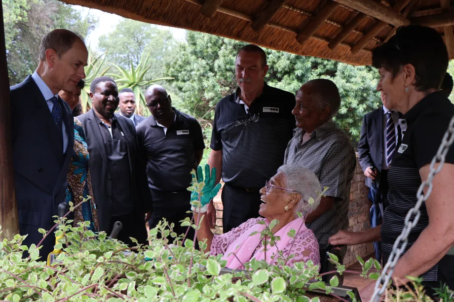 The Duke of Edinburgh visits South Africa