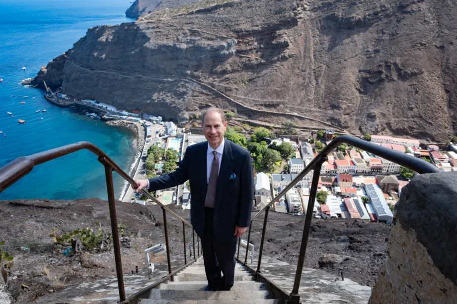 The Duke of Edinburgh in St Helena