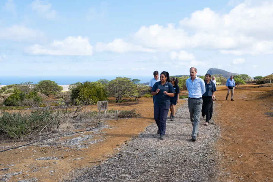 The Duke of Edinburgh in St Helena