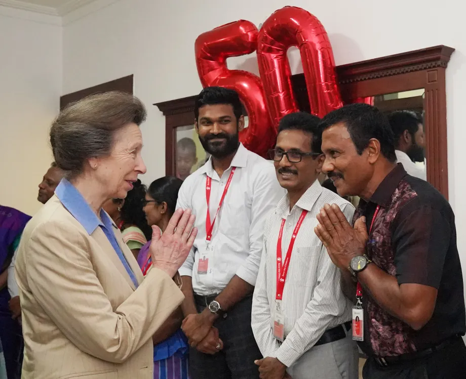The Princess Royal in Sri Lanka