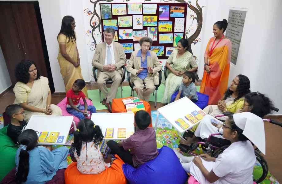The Princess Royal in Sri Lanka