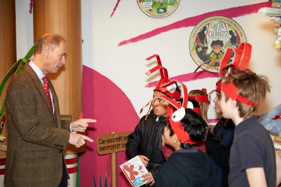 The Duke of Edinburgh at the Story Museum